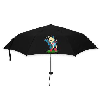 Butterfly Musician Guitar Music - Umbrella (small) - black - Front