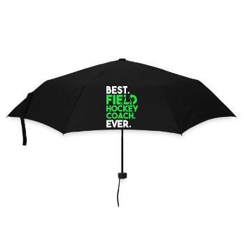 Field Hockey Best Field Hockey Coach Ever - Umbrella (small) - black - Front