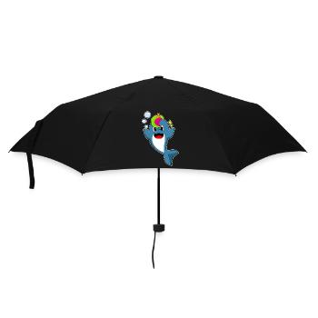 Dolphin Unicorn - Umbrella (small) - black - Front