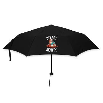 Creepy Sirens, Horror Mermaid, Creepy - Umbrella (small) - black - Front