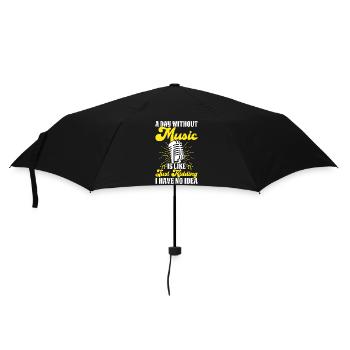 Singing Singer - Umbrella (small) - black - Front