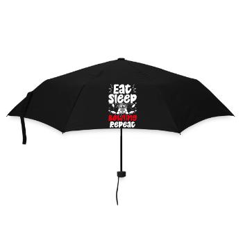 Bowling - Regenschirm (klein) - Schwarz - Vorne
