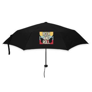 Rock And Roll - Umbrella (small) - black - Front