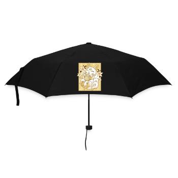 Kitsune Japan Anime Kawaii Vanilla Milk - Umbrella (small) - black - Front