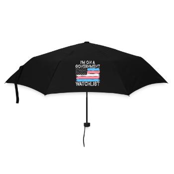 Je suis sur une liste de surveillance du gouvernement - Parapluie standard - noir - Devant