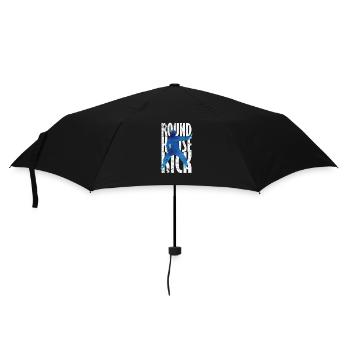 Round House Kick Kickboxing Taekwondo - Parapluie standard - noir - Devant