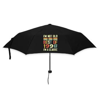 1998 I'm Not Old I'm Classic Vintage 1998 Birthday - Parapluie standard - noir - Devant