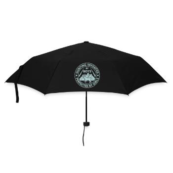 La chasse des garçons est perfectionnée par les filles - Parapluie standard - noir - Devant