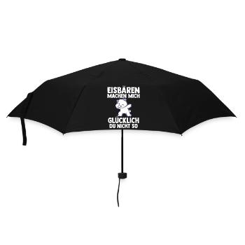 Eisbär Eisbären - Regenschirm (klein) - Schwarz - Vorne