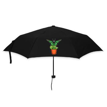 Butterfly Flower - Umbrella (small) - black - Front