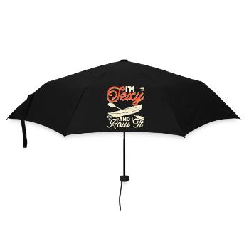 Kajak Kajakfahrer Kajaker - Regenschirm (klein) - Schwarz - Vorne