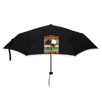 Don de rente pilote - Parapluie standard - noir - Devant