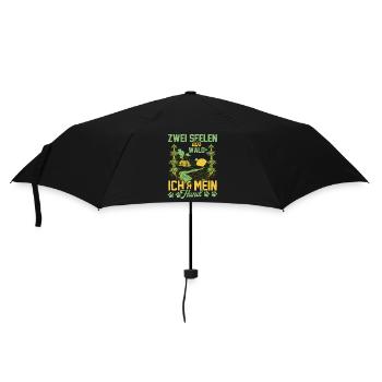 Forstwirtschaft Waldliebhaber Baum Wald Outdoor - Regenschirm (klein) - Schwarz - Vorne