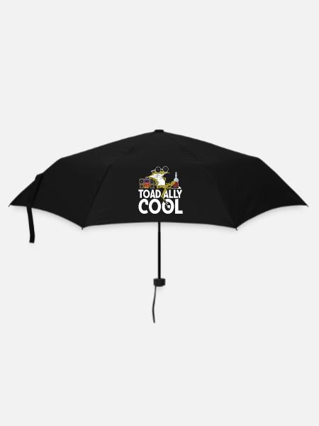 Toad ally cool - Regenschirm (klein) - Schwarz