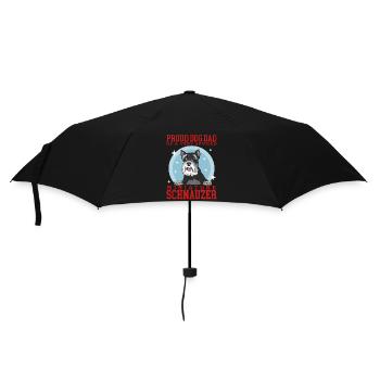 Miniature Schnauzer Dad Schnauzer Dog Daddy Gift - Umbrella (small) - black - Front