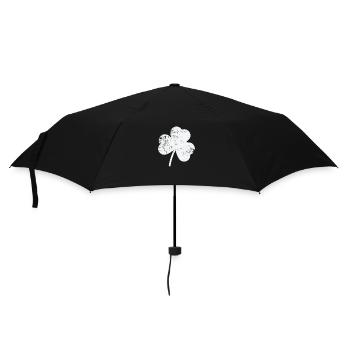 Shamrock Saint-Patrick Irlandais - Parapluie standard - noir - Devant