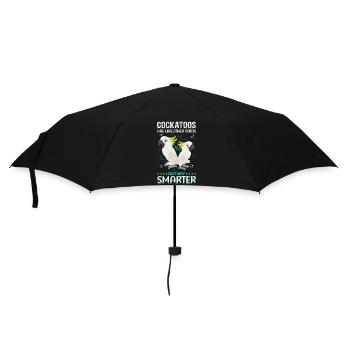 Kakadu Papageien Kakadus Vogelbesitzer Geschenk - Regenschirm (klein) - Schwarz - Vorne