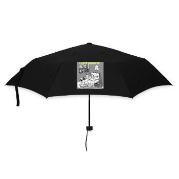 Gâche du matin ou lève-tard? - Parapluie standard - noir - Devant