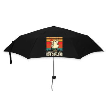 Poulets Poulet Fermier Fermier - Parapluie standard - noir - Devant
