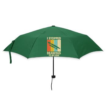 Artist Painter - Umbrella (small) - bottlegreen - Front