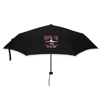 Rowing girl is much cooler - Umbrella (small) - black - Front