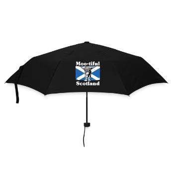 Moo-tiful - Ecosse - Parapluie standard - noir - Devant