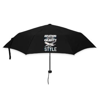Pilot Aviation Airplane Airline Future Pilots - Umbrella (small) - black - Front