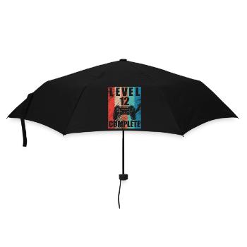 Level 12 abgeschlossen - Regenschirm (klein) - Schwarz - Vorne