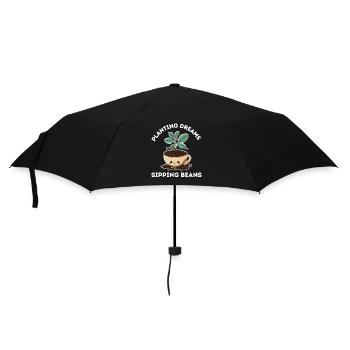 Planter des rêves glissant des haricots - Parapluie standard - noir - Devant