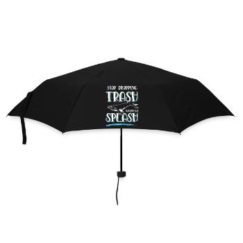 Protection de l’environnement Save the Ocean - Parapluie standard - noir - Devant