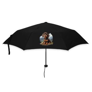 Alpine Badger Hound - Umbrella (small) - black - Front