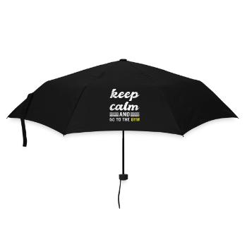 Gym Saying - Umbrella (small) - black - Front