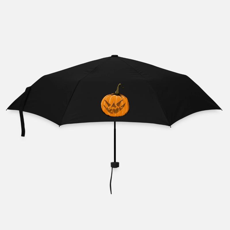 Halloween Horror Pumpkin - Umbrella (small) - black