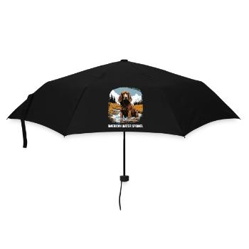 Dog American Water Spaniel - Umbrella (small) - black - Front