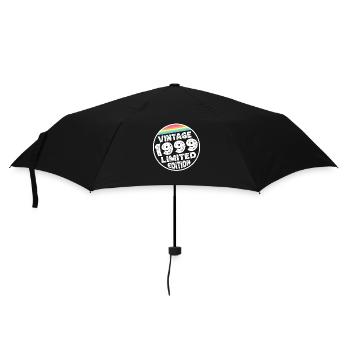 Vintage 1999 Birthday Gift Birthday Party - Umbrella (small) - black - Front