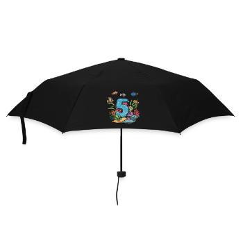 Aquarium Fish Gift - Umbrella (small) - black - Front