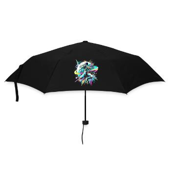 Astronaut Colorful Color Explosion Graffiti Space - Umbrella (small) - black - Front