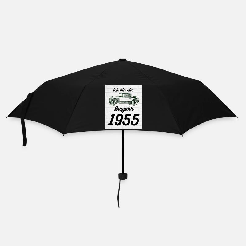 Oldtimer 1955 - Regenschirm (klein) - Schwarz
