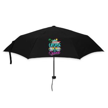 Kreuzfahrt Kreuzfahrtschiff Geschenk - Regenschirm (klein) - Schwarz - Vorne
