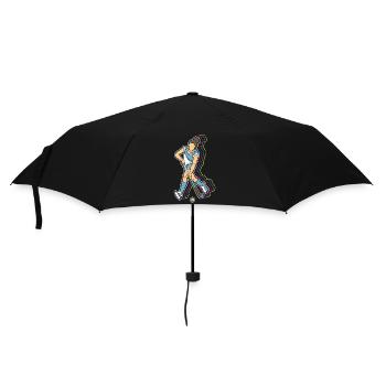 Hockey sur gazon Rétro - Parapluie standard - noir - Devant