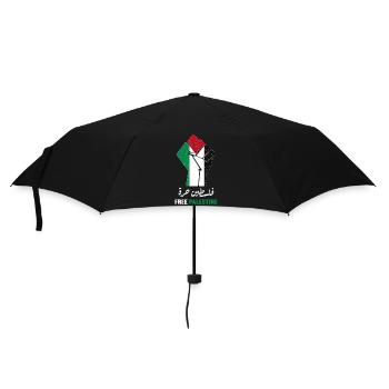 Palestina Faust - Regenschirm (klein) - Schwarz - Vorne