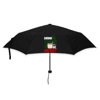 Porto Rico Noël Boisson coquito be berry - Parapluie standard - noir - Devant