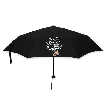 Sauvé par la pizza - Parapluie standard - noir - Devant