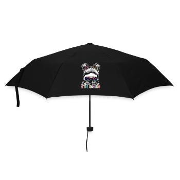 Little Miss 5th Grade Fifth 100 jours d’école - Parapluie standard - noir - Devant