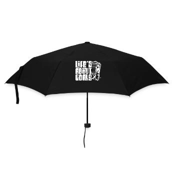 Field Hockey Life's About Goals - Umbrella (small) - black - Front