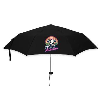 Cow Cows Moo-Licious Farmer Cow Head - Umbrella (small) - black - Front