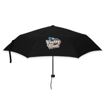 Maman de hockey sur gazon Maman de hockey rétro - Parapluie standard - noir - Devant