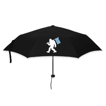 Greece Bigfoot - Umbrella (small) - black - Front