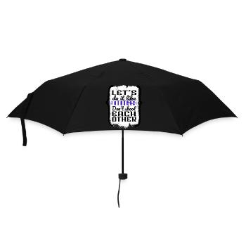 bday peace for paris jokes funny sayings pride - Umbrella (small) - black - Front