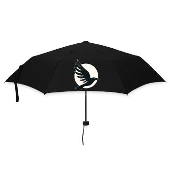 Vol de la lune du corbeau - Parapluie standard - noir - Devant